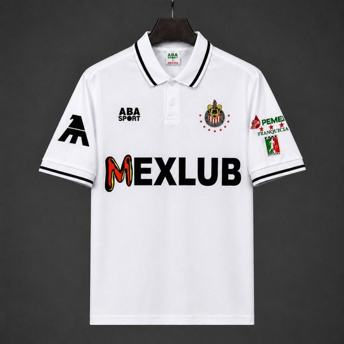 Retro 96/97 Chivas de Guadalajara Away White Jersey