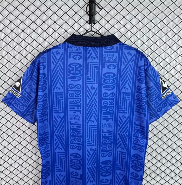 Retro 99/00 Belgrano Home Blue Jersey