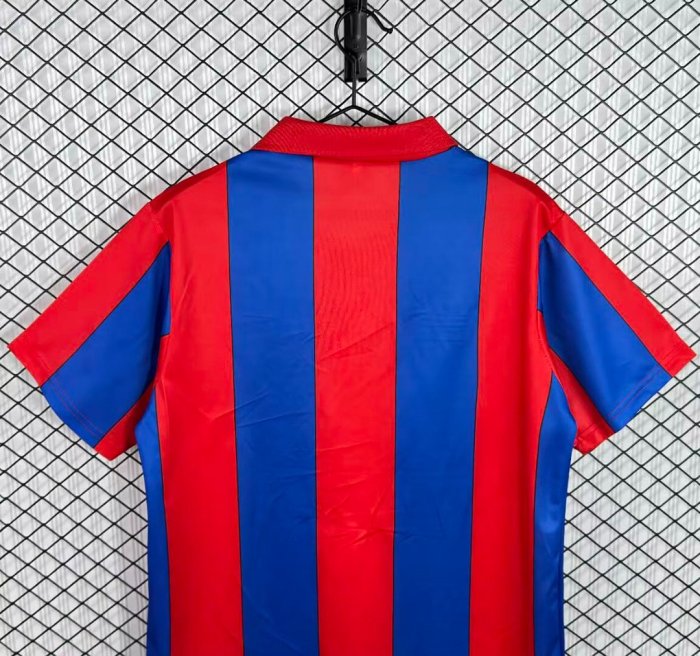 Retro 87/88 Crystal Palace  Home  Red/Blue Jersey