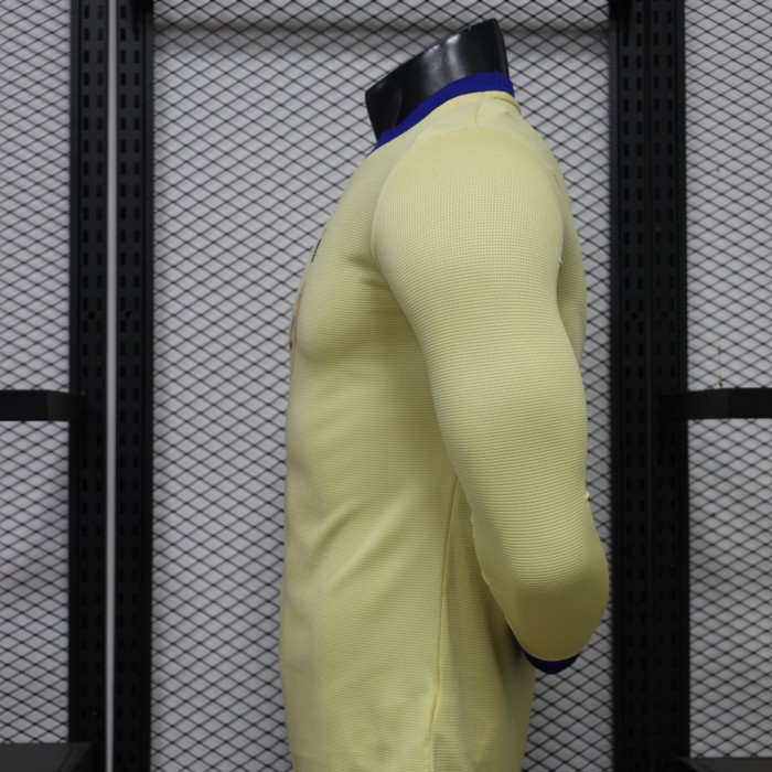 Player Version 26/27 Club América 110th Anniversary Yellow Long Sleeve Jersey