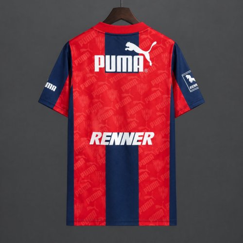Retro 96/98 Cerro Porteno Home Red/Blue Jersey