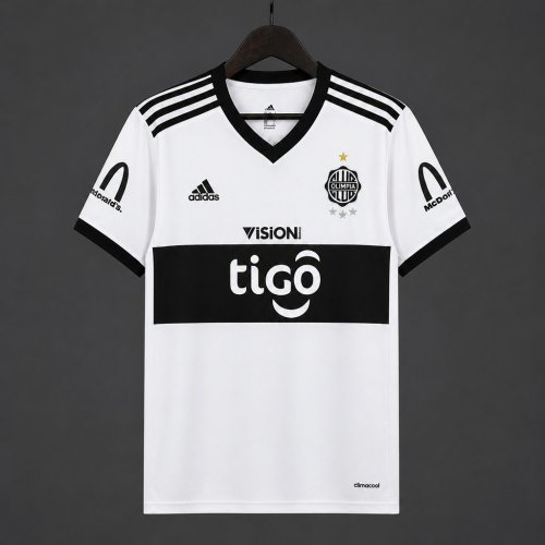 2017 Club Olimpia Centenary Home White Jersey