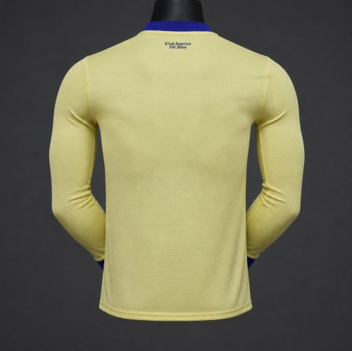 Player Version 26/27 Club América 110th Anniversary Yellow Long Sleeve Jersey