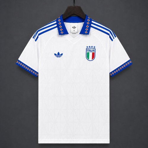 2027 Italy Away White Polo Jersey