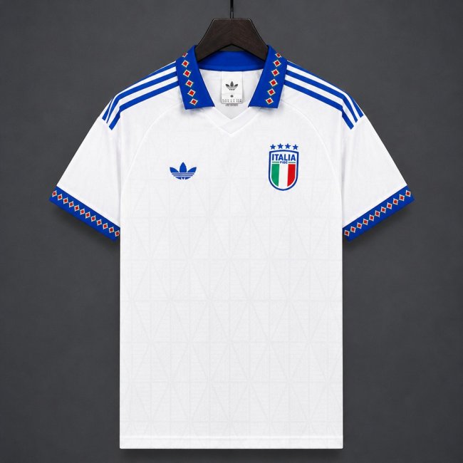2027 Italy Away White Polo Jersey