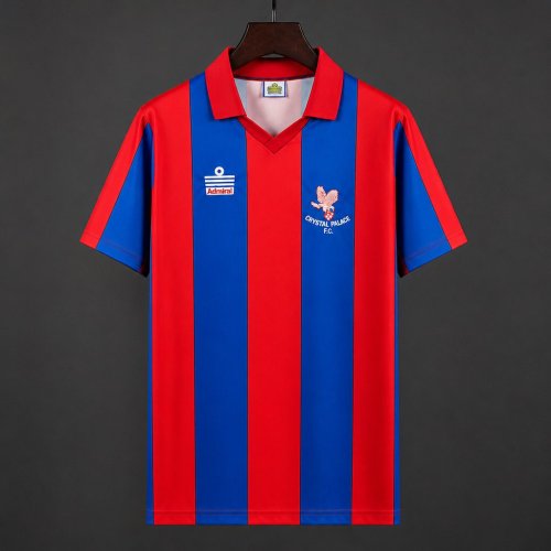 Retro 87/88 Crystal Palace  Home  Red/Blue Jersey