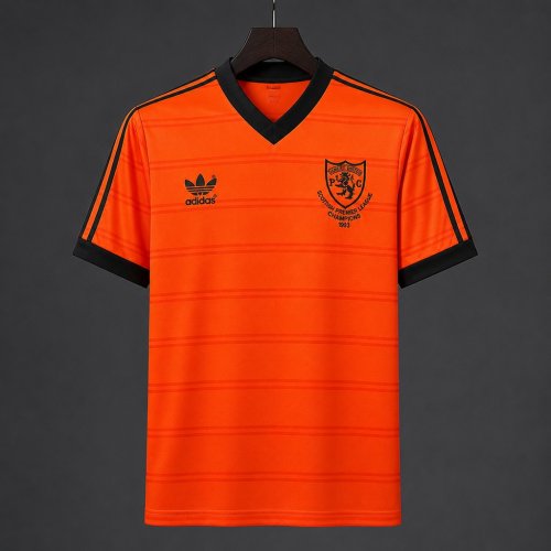 Retro 83/84 Dundee United Home Orange Jersey
