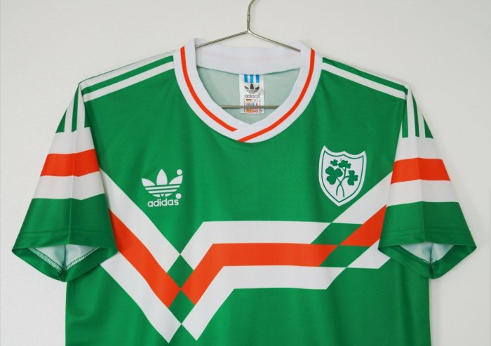 Retro 1989 Ireland Home Green Jersey