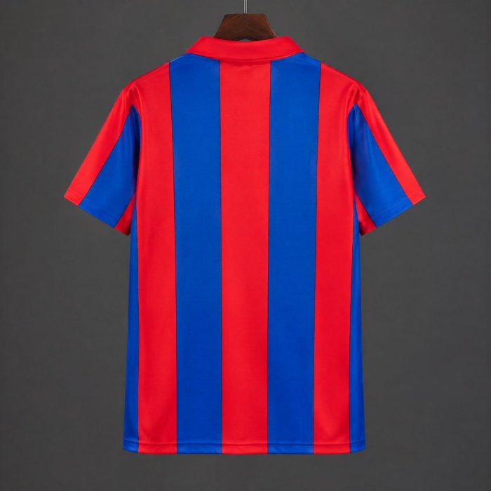 Retro 87/88 Crystal Palace  Home  Red/Blue Jersey