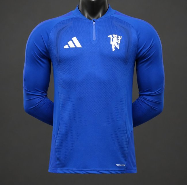 Player Version 26/27 Manchester United Blue Long Sleeve Jersey