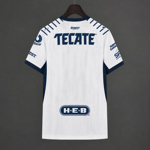 26/27 Rayados Monterrey Third White Blue Jersey
