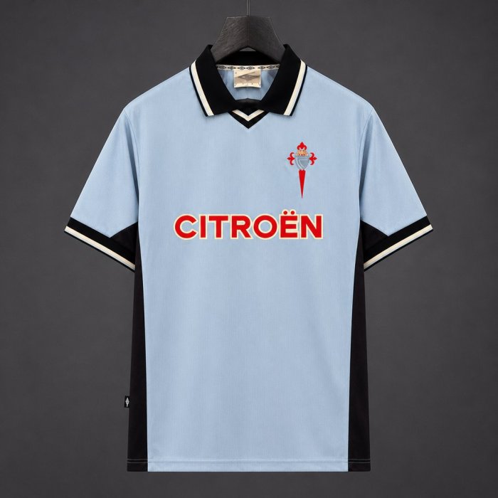 Retro 99/00 Celta European Home Blue Jersey
