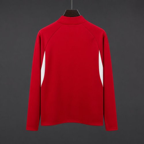 25/26 Sevilla FC Red Long Sleeve Half-Zip Training Top