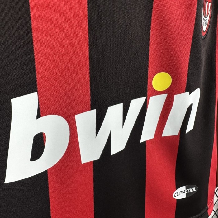 Retro Kids 06/07 AC Milan Home Jersey
