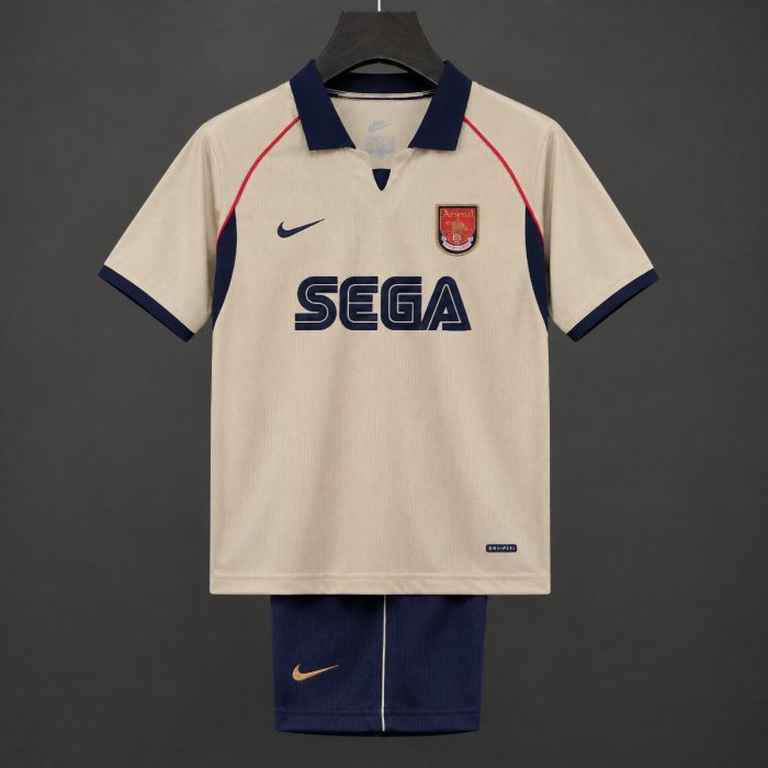 Retro Kids 01/02 Arsenal Away Jersey