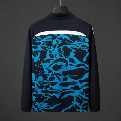 26/27 Málaga CF Navy Blue Half-Zip Long Sleeve Training Top