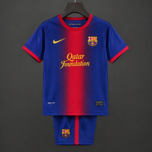 Retro Kids 12/13 FC Barcelona Home Jersey