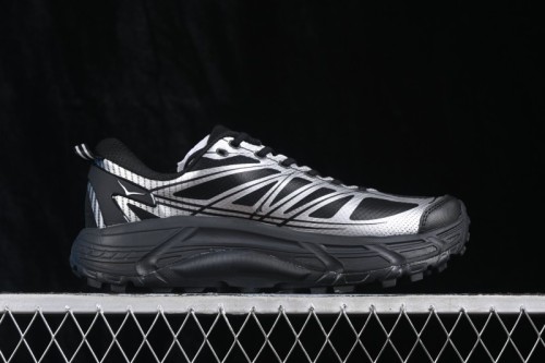 Hoka Mafate Speed 2 Trail Running Shoes with Lightweight Fresh Foam and Vibram Outsole - 1126851 BKSV
