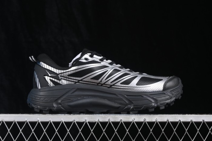 Hoka Mafate Speed 2 Trail Running Shoes with Lightweight Fresh Foam and Vibram Outsole - 1126851 BKSV