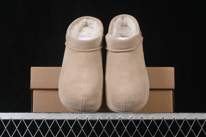 UGG Enwrap Clog Suede Comfort Low-Top Hidden Wedge Casual Lifestyle Shoes - 1180254 MDSD