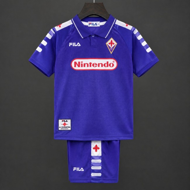 Retro Kids 98/99 Fiorentina Home Jersey