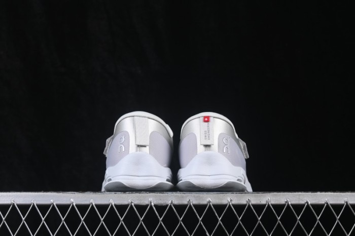 On Cloudnova Moon Comfortable Slip-Resistant Low-Top Casual Lifestyle Shoes Wolf Alloy