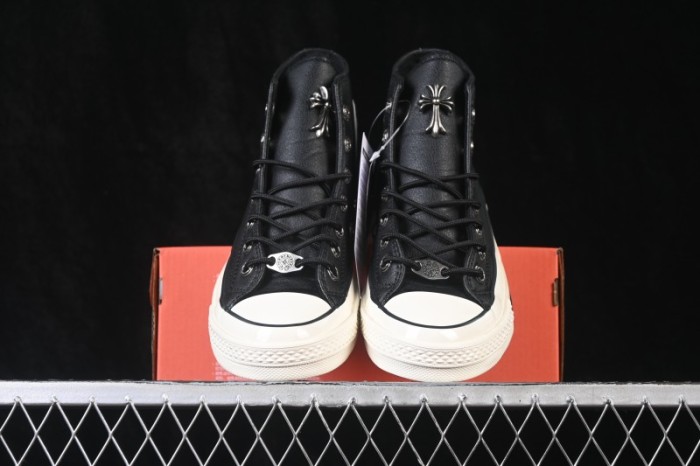 Converse Chuck 1970s Chrome Hearts Collaboration High-Top Casual Sneakers - 162337C