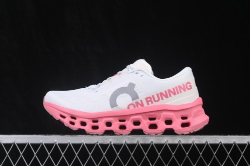 On Cloudmonster 3 Comfort Anti-Slip Wear-Resistant Cushioned Running Shoes - 3WG10035084 Ivory Camellia