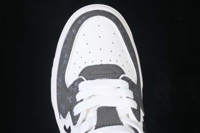 MLB Chunky Curve Liner Monogram New York Yankees Thick Sole Casual Running Shoes - 3ASXL206N50BKS