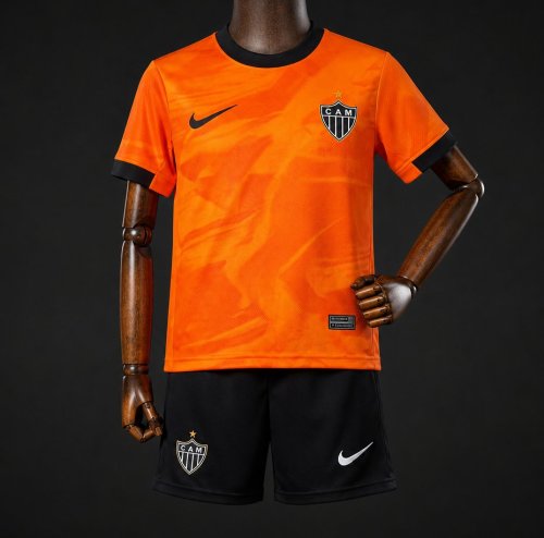26/27 Kids  Atletico Mineiro Third Orange Jersey