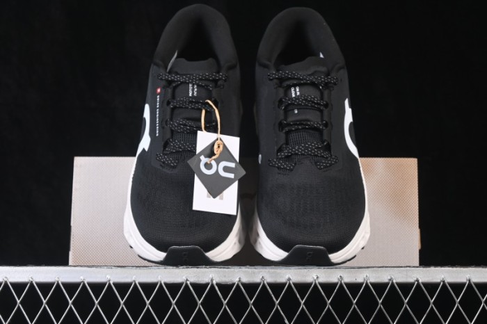 On Cloudmonster 3 Comfortable Anti-Slip Wear-Resistant Cushioned Running Shoes - 3MG10055668 Black White
