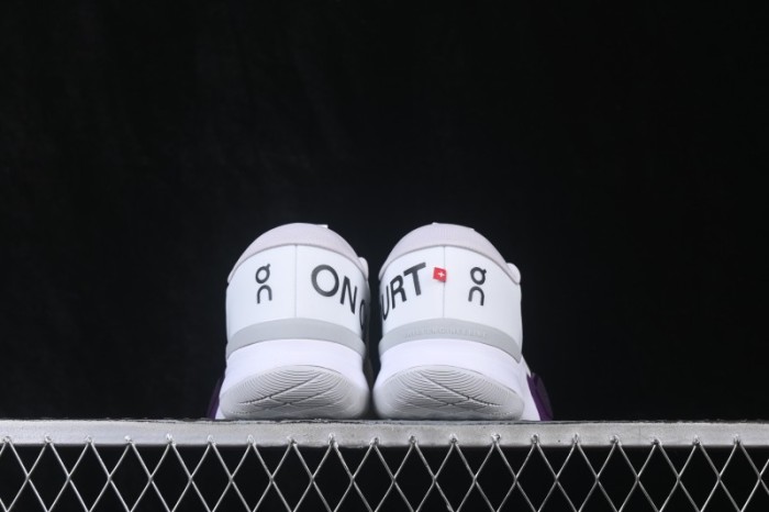 On The Roger Pro 3 Comfortable Anti-Slip Wear-Resistant Low-Top Casual Running Shoes - 3WG10316030 White Muscadine