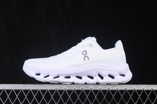 On Cloudtilt Lightweight Cushioned Low-Top Urban Commute Running Shoes - White White