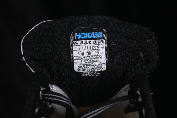 Hoka Mafate Speed 2 Ultralight Cushioned Trail Running Shoes with Vibram Outsole - 1126851 WTCB