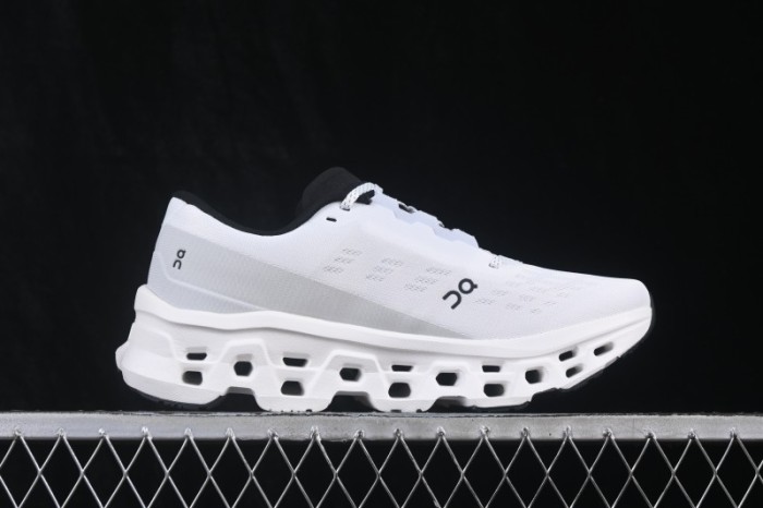 On Cloudmonster 3 Comfort Anti-Slip Wear-Resistant Cushioned Running Shoes White White