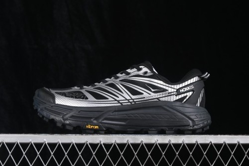 Hoka Mafate Speed 2 Trail Running Shoes with Lightweight Fresh Foam and Vibram Outsole - 1126851 BKSV