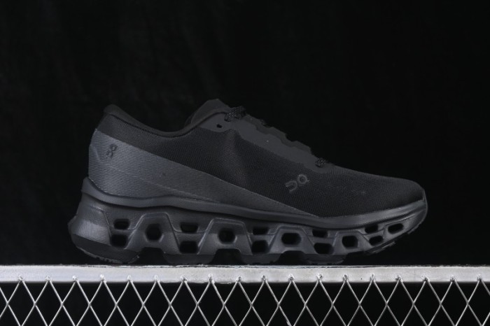 On Cloudmonster 3 Comfort Anti-Slip Wear-Resistant Cushioned Running Shoes - 3MG10051043 Black