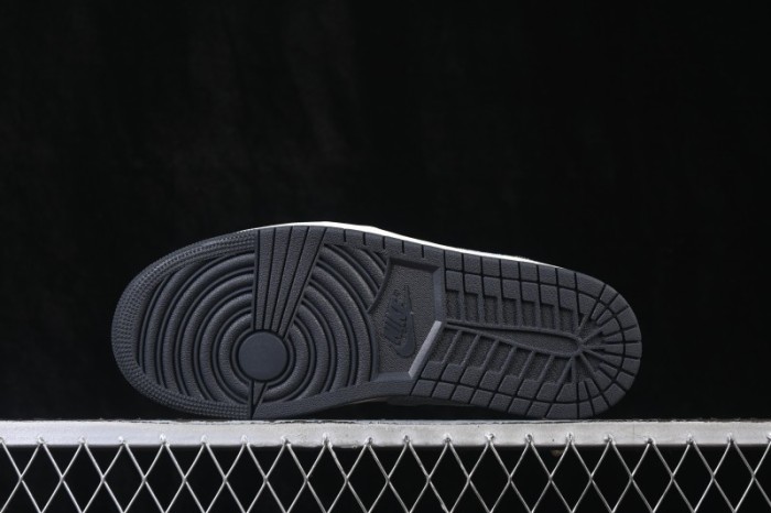 Nike Air Jordan 1 Low Black Denim Retro Basketball Shoes - JA4395-041