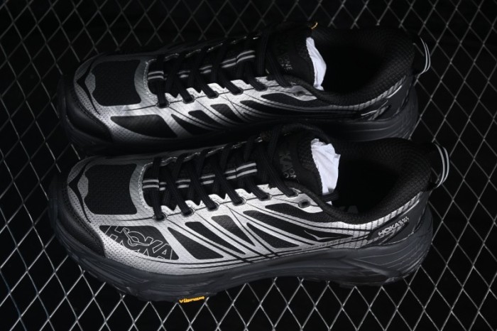 Hoka Mafate Speed 2 Trail Running Shoes with Lightweight Fresh Foam and Vibram Outsole - 1126851 BKSV