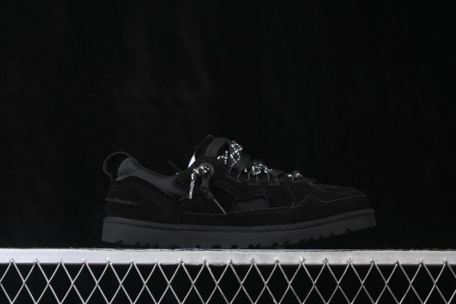 UGG Minimel Low Profile Sneaker Twinface Sheepskin Water-Resistant Casual Shoes - 1175301 BLK