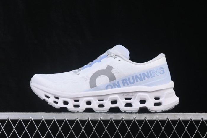 On Cloudmonster 3 Comfort Anti-Slip Wear-Resistant Cushioned Running Shoes - 3WG10030664 White Frost