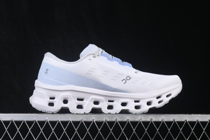 On Cloudmonster 3 Comfort Anti-Slip Wear-Resistant Cushioned Running Shoes - 3WG10030664 White Frost