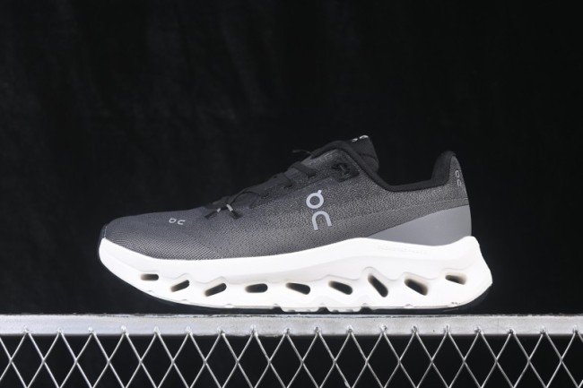 On Cloudtilt Comfortable Slip-Resistant Low-Top Casual Urban Commute Running Shoes - Black Asphalt