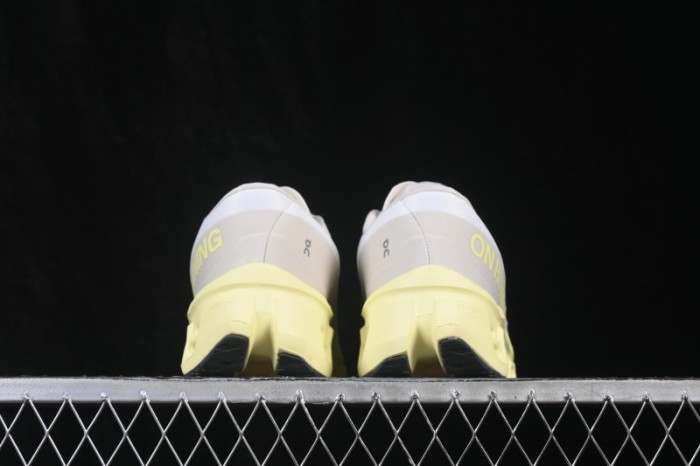 On Cloudmonster 3 Comfort Anti-Slip Durable Cushioned Running Shoes - 3MG10053078 Ivory Limelight