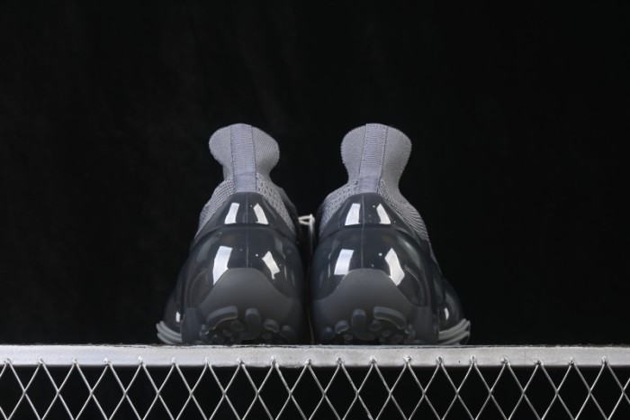 Grounds Moopie Fabric Round Toe Bubble Platform Sneakers Dark Gray - FYD4