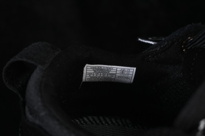 UGG Minimel Low Profile Sneaker Twinface Sheepskin Water-Resistant Casual Shoes - 1175301 BLK