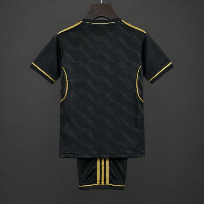 Retro Kids 11/12 Real Madrid Black Away Jersey