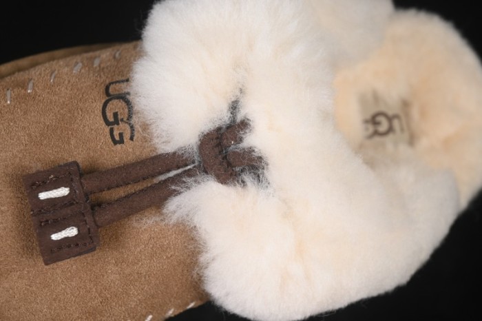 UGG Slipper Evolution Comfortable Flat Closed-Toe Slippers - 1180