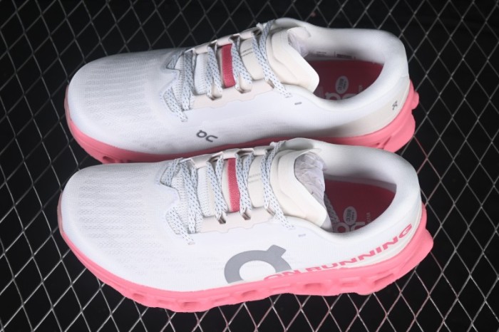 On Cloudmonster 3 Comfort Anti-Slip Wear-Resistant Cushioned Running Shoes - 3WG10035084 Ivory Camellia