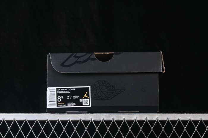 Nike Air Jordan 1 Low AJ1 Cracked Leather Color Block Low-Top Retro Cultural Basketball Shoes - IQ5490-007